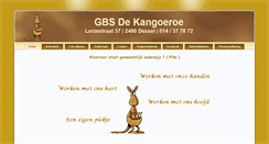 Desktop Screenshot of gbskangoeroe.be