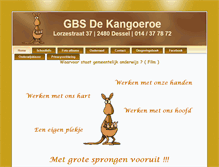 Tablet Screenshot of gbskangoeroe.be